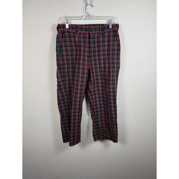 Supreme Other - Supreme SS23 Work Pant Red Plaid Size 30x26 Twill Pants Slacks